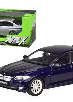 Машина металл 24026w "welly"1:24 bmw 535i, 2 цвета, в коробке 23*11*10см