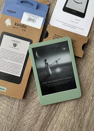 Електронна книга amazon kindle 11th gen (2024) 16gb matcha — новий