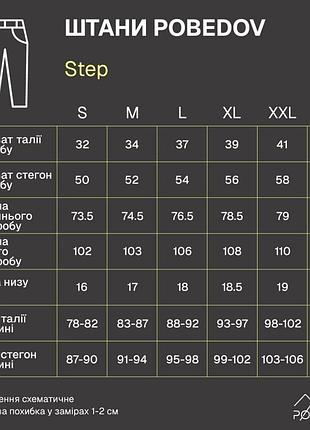 Брюки pobedov step серый 7