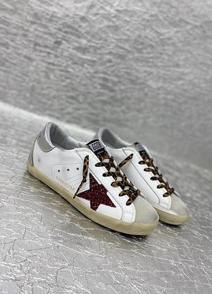 Кеди golden goose ggdb з натуральної шкіри