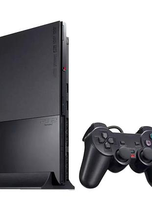 Игровая консоль sony playstation 2 slim scph-90004, б/у