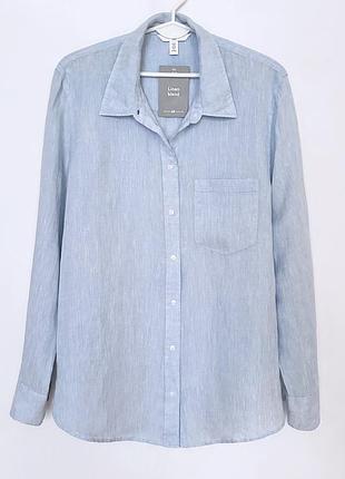 Женская рубашка лён h&m