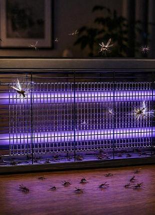 Преміум led лампа від комарів нового покоління mosquito killer ultra посилений захист від комах