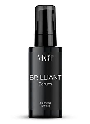 Профессиональная сыворотка для волос viart brilliant serum с аргановым маслом, 50 мл