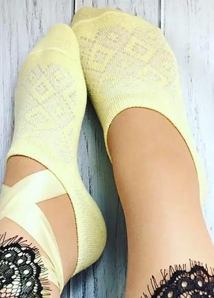 Сліди жіночі, ультратонкі літні,ажурний візерунок