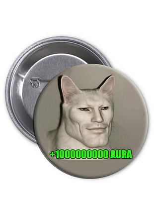 Значок meme aura | мем аура (04)