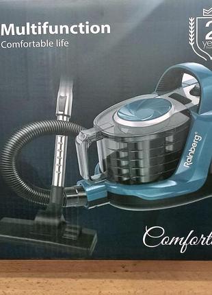 Пылесос rainberg rb-2267 колбовый с регулятором мощности фильтр 4l – 4200 w