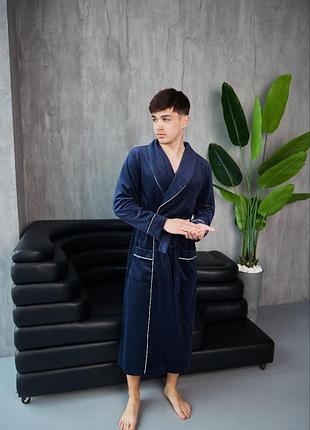 Халат мужской длинный велюровый р.m, l, xl, 2xl,3xl