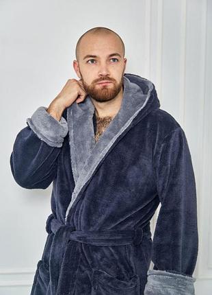 Халат мужской махровый большие размеры 4xl,5xl,6xl