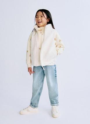 Флісова кофта дитяча фліска h&m hm для дівчинки 5