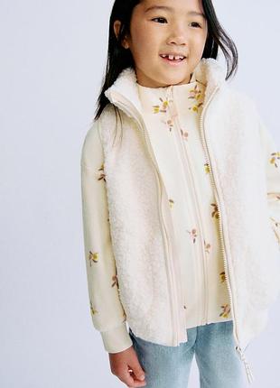 Флісова кофта дитяча фліска h&m hm для дівчинки 6