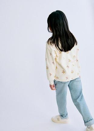 Флісова кофта дитяча фліска h&m hm для дівчинки 7
