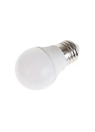 Лампа светодиодная brille led 5w e27 g45 шарообразная 220v белая