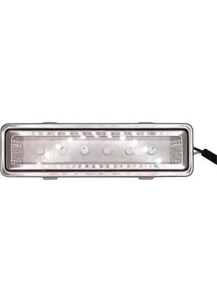 Лампочка для витяжки veesper led 1.5w 12v прямокутна зі скляним ковпаком