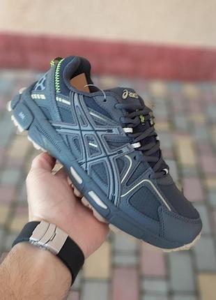 Чоловічі зимові термо кросівки asics gel kahana 8 темно сірі модні теплі кросівки для хлопця асікс кахана 43(27.5см)