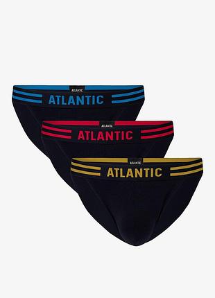 Трусы мужские танга atlantic 3mp-103 желтый, m