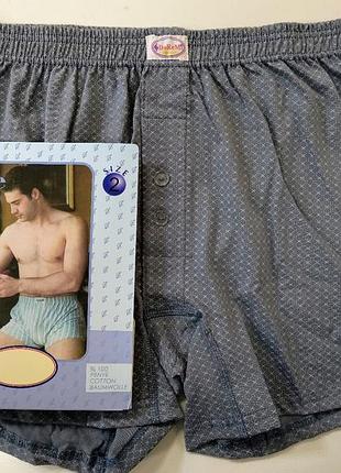 Трусы мужские семейные 100% хлопок doremi ассорти 4 (xl)