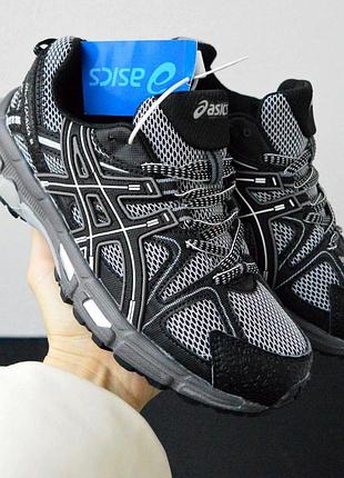 Жіночі термо кросівки asics gel kahana 8 чорні з сірим зимові жіночі кросівки асікс кахана 8 38(23.5см)