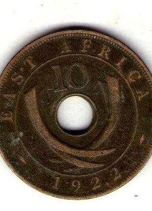 Британская восточная африка георг v 1048, 1922 год бронза, 11.14g, ø 31mm no2664