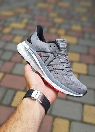 Жіночі літні кросівки new balance 860 темно сірі з червоним кросівки нюбеланс 860 для дівчини 37(23.5см)