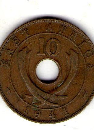 Британская восточная африка георг vi 1048, 1941 год бронза, 11.34g, ø 30.6mm no2656