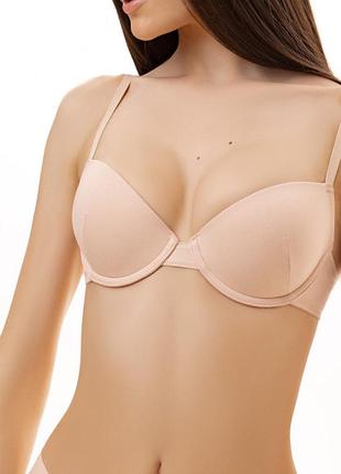 Бюстгальтер jasmine push-up формована чашка — kity, колір: бежевий 80b