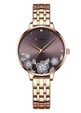 Curren c9068l gold cofee