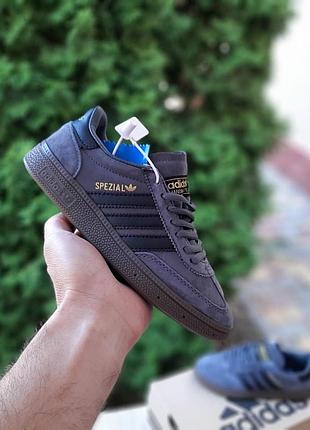 Жіночі кросівки adidas spezial темно сірі модні кеди адідас спезіал чудової якості 37(23.5см)