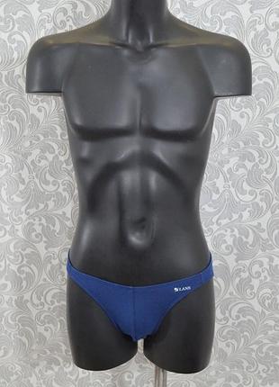 Трусы мужские мини однотонные синие (2шт в уп) lans 04/005 xl