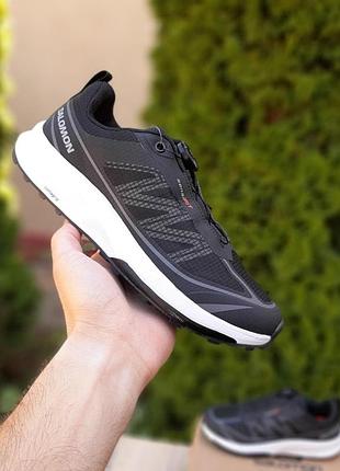 Чоловічі кросівки salomon sensifit чорні на білій літні кросівки саломон сенсіфіт тренд 2024 року 42