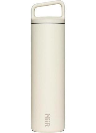 Фляга для воды премиум-класса miir wide mouth water bottle sandstone white 591 мл
