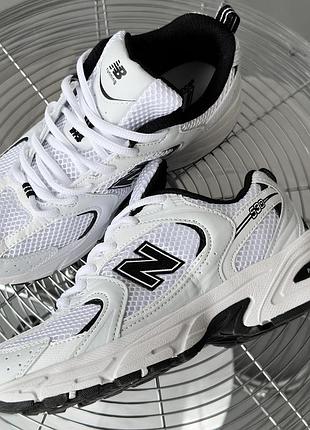New balance white new black 39