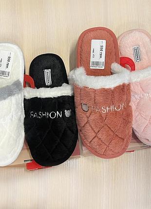 Тапочки женские разноцветные. 40/41 (25см)