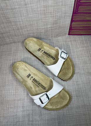 Оригінальні шльопанці birkenstock шкіряні