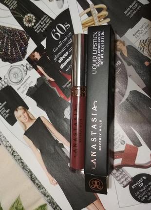 Жидкая матовая стойка помада Anastasia Beverly Hills liquid lipstick at bittersweet