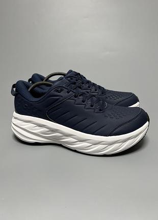 Шкіряні кросівки для комфортної ходьби бігу тренувань hoka one one bondi sr оригінал 1110520 otrs