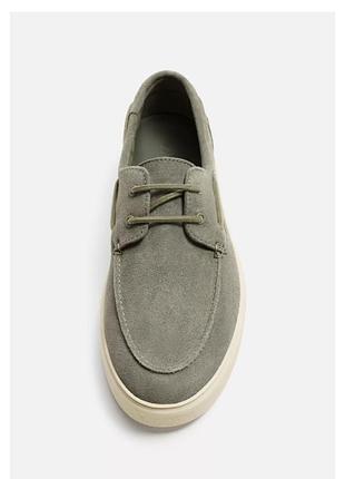 Макасіни кеди zara 43 р хакі замшеві