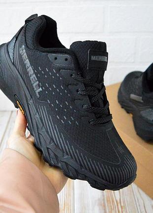 Чоловічі зимові термо кросівки merrell agility peak 5 чорні кросівки меррелл goretex 46(29см)