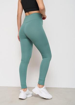 Лосины женские в рубчик nicoletta 10076 хаки, s