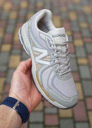 Чоловічі літні кросівки new balance 860v2 бежеві нюбеленс 860 для хлопця новинка