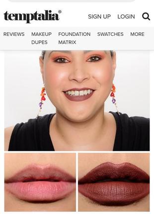 Жидкая матовая стойка помада anastasia beverly hills liquid lipstick at bittersweet9 фото