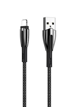 Кабель usb remax lightning rc-162i-black 1 м чорний