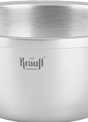 Миска кухонная krauff из нержавеющей стали 1.2 л ø18 см (29-298-017)