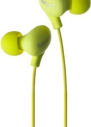 Вакуумные наушники candy rew-b01 yellow recci cc100014