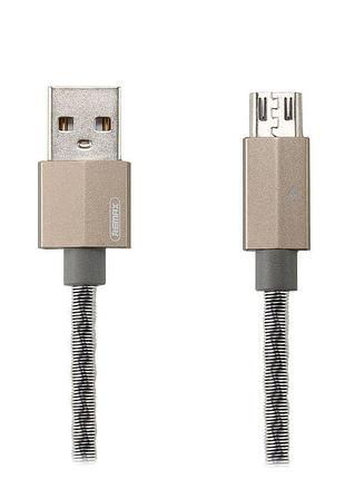 Micro usb кабель 1 м gefon remax rc-110m-silver