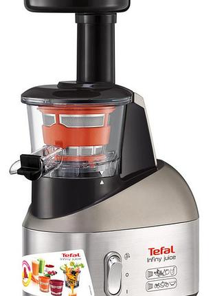 Соковитискач tefal zс255b 200 вт сiра