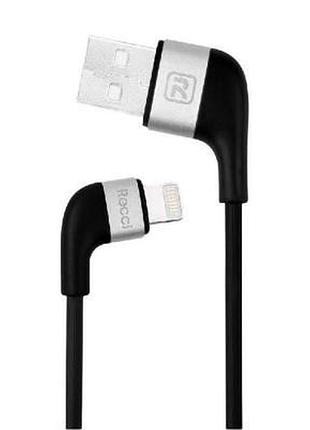 Lightning кабель swift rcl-j100, 1m black recci cc300061