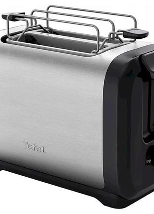Тостер tefal subito tt5s1de0 1300 вт серебристый