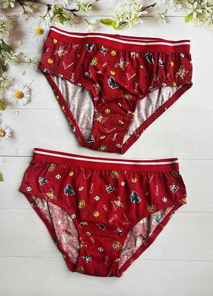 Трусики слипы на мальчика спортивные принты (набор 2 шт.) primark р.134 см, 152 см
