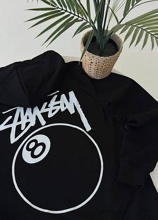 Худи stussy 8 ball tee худи стуси худи стуси на зиму худи stussy мужское s